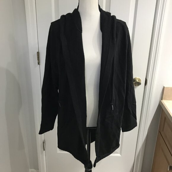 Westbound Black Open Front Hoodie XL - Picture 4 of 10